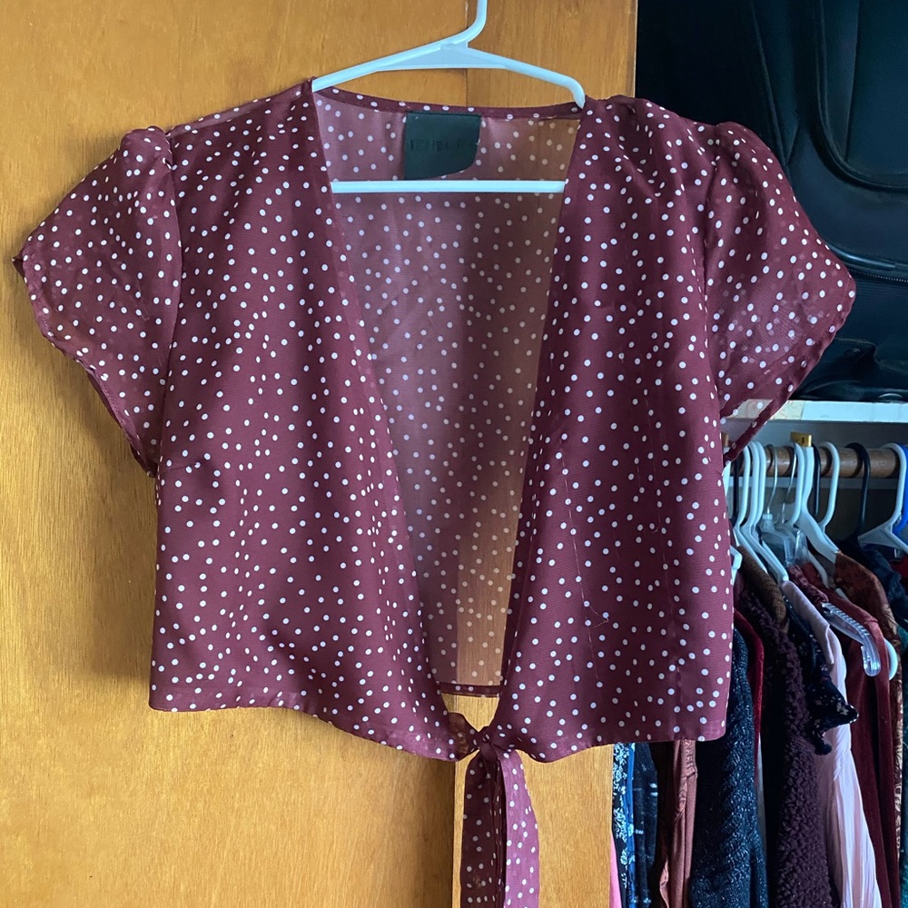Nasty gal crop top